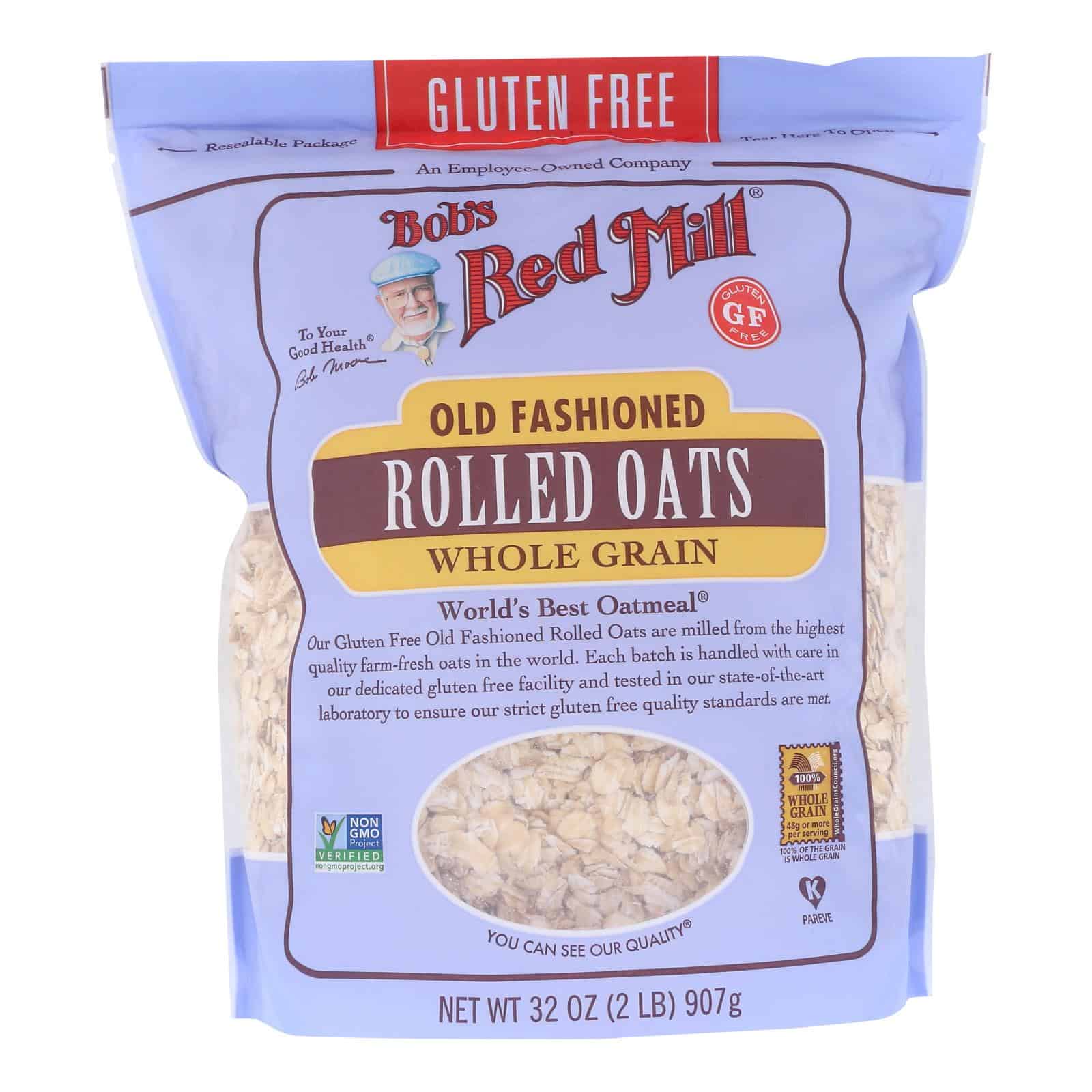 Bob's Red Mill - Old Fashioned Rolled Oats - Gluten Free - Case of 4-32 oz. - Image 2