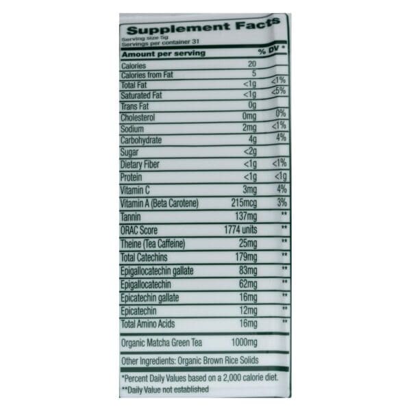 Green Foods Organic Matcha Green Tea - 5.5 oz - Image 2