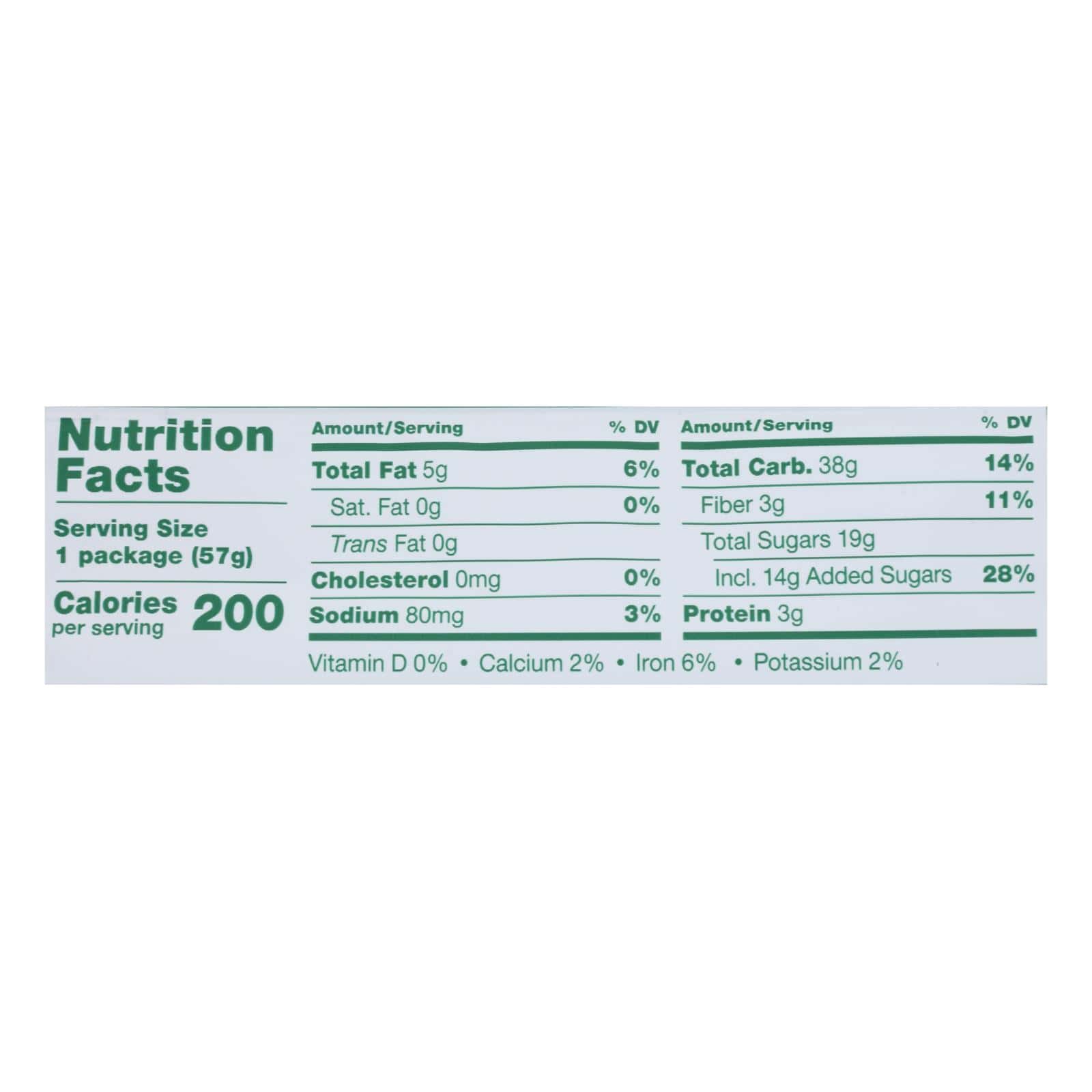 Nature's Bakery Stone Ground Whole Wheat Fig Bar - Apple Cinnamon - Case of 12 - 2 oz. - Image 3