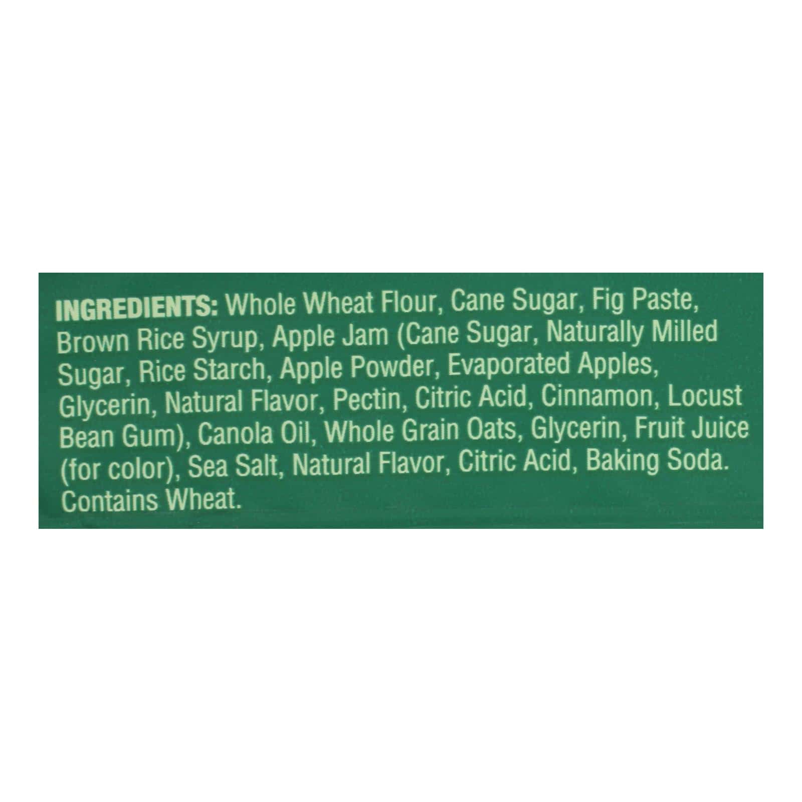 Nature's Bakery Stone Ground Whole Wheat Fig Bar - Apple Cinnamon - Case of 12 - 2 oz.