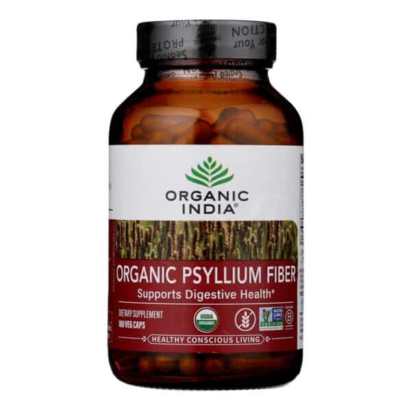 Organic India - Psyllium Organic Fiber - 1 Each -180 VCAP - Image 2