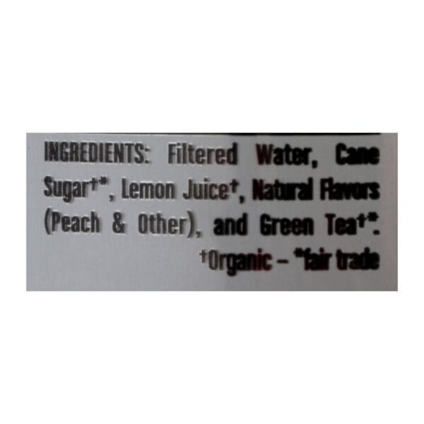 Steaz Lightly Sweetened Green Tea - Peach - Case of 12 - 16 Fl oz. - Image 3