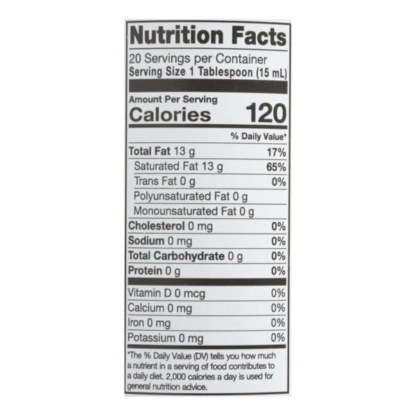 Nature's Way - Liquid Coconut Oil - 10 oz - Image 3