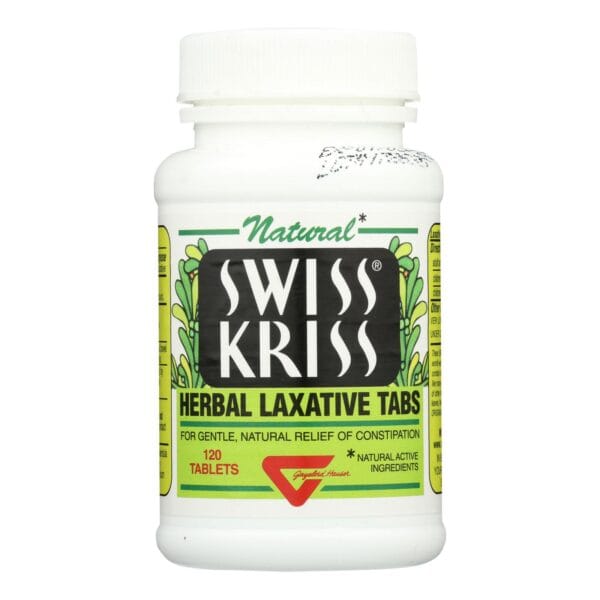Modern Natural Products Swiss Kriss Herbal Laxative - 120 Tablets - Image 2