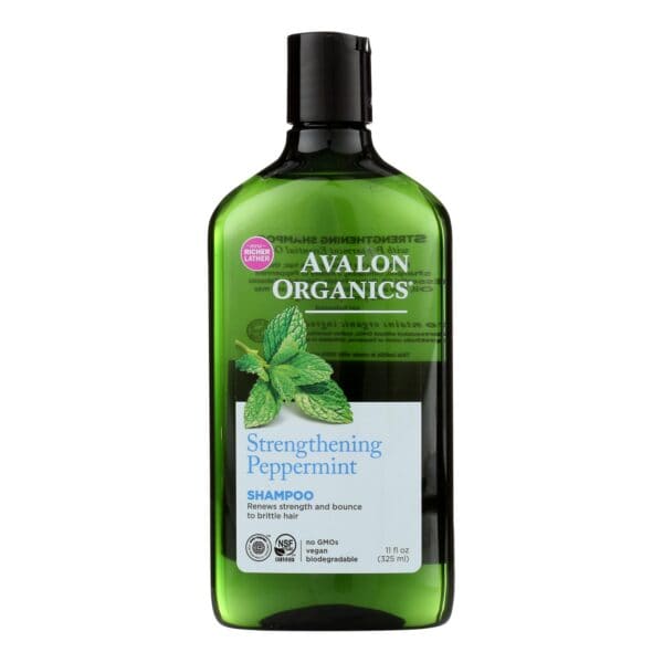 Avalon Organics Revitalizing Shampoo Peppermint Botanicals - 11 fl oz - Image 2