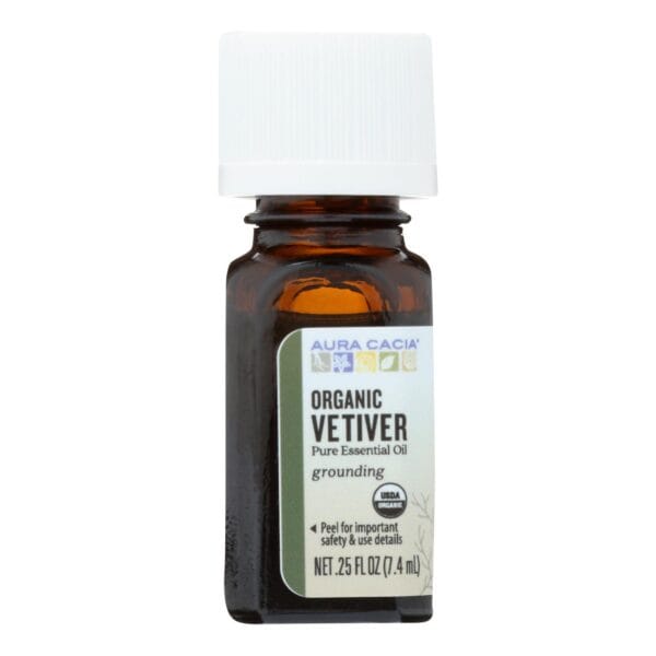 Aura Cacia - Organic Essential Oil - Vetiver - .25 oz - Image 2