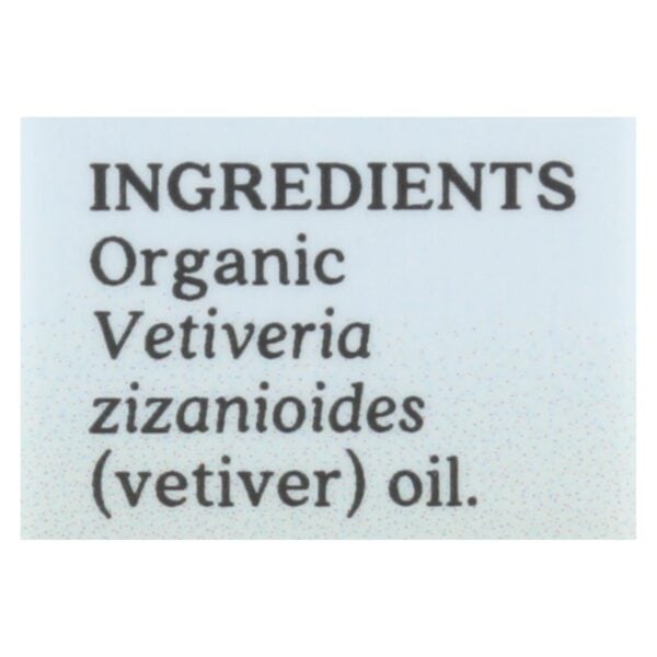 Aura Cacia - Organic Essential Oil - Vetiver - .25 oz