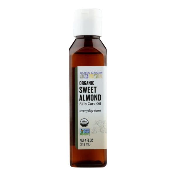 Aura Cacia - Organic Aromatherapy Sweet Almond Oil - 4 fl oz - Image 2