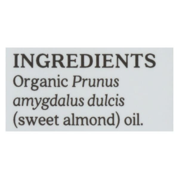Aura Cacia - Organic Aromatherapy Sweet Almond Oil - 4 fl oz