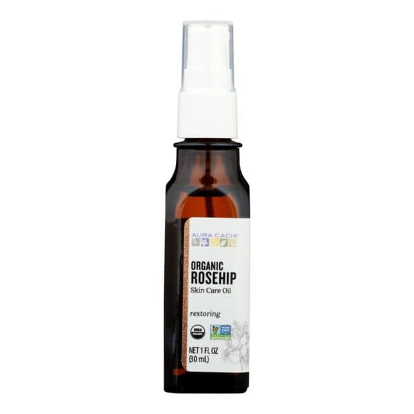 Aura Cacia - Rosehip Seed Skin Care Oil Certified Organic - 1 fl oz - Image 2