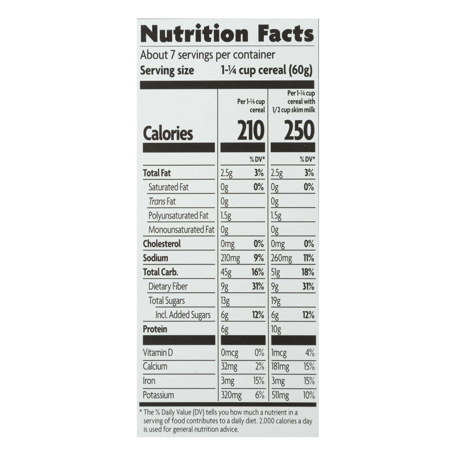 Nature's Path Organic Flax Plus Raisin Bran Cereal - Case of 12 - 14 oz. - Image 2