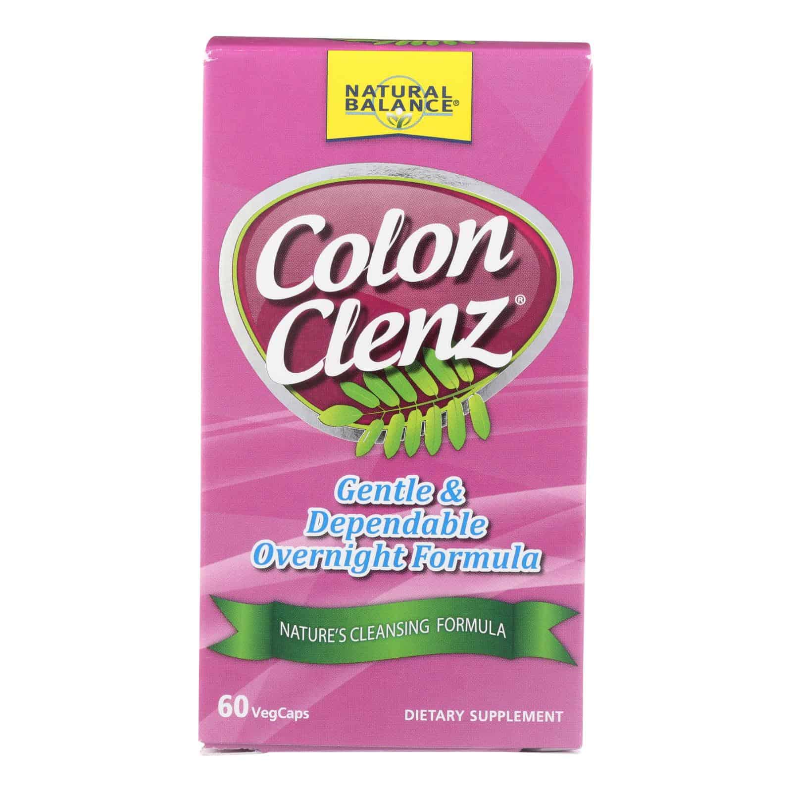 Natural Balance Colon Clenz - 60 Vegetable Capsules - Image 2