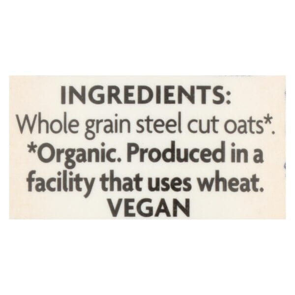 Nature's Path Oats - Organic - Steel Cut - Quick - Case of 6 - 24 oz - Image 3