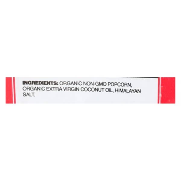 Lesser Evil Organic Air Popped Popcorn - Himalayan Pink - Case of 12 - 8/.46 oz - Image 3