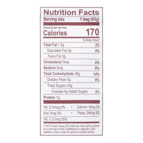 Natierra Freeze Dried - Mangos - Case of 12 - 1.5 oz. - Image 2