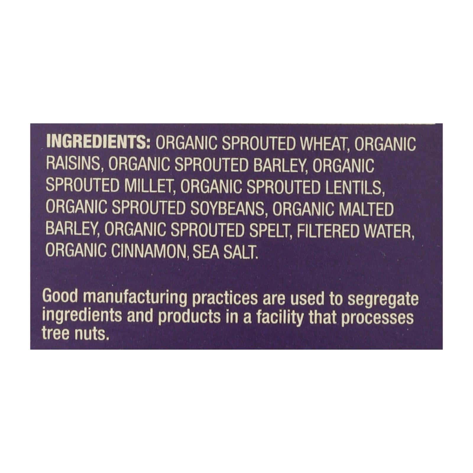Food For Life Baking Co. Cereal - Organic - Ezekiel 4-9 - Sprouted Whole Grain - Cinnamon Raisin - 16 oz - case of 6 - Image 3