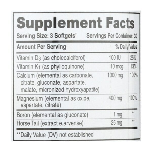 Phyto-Therapy Liquid Calcium - 1000 mg - 90 Softgels