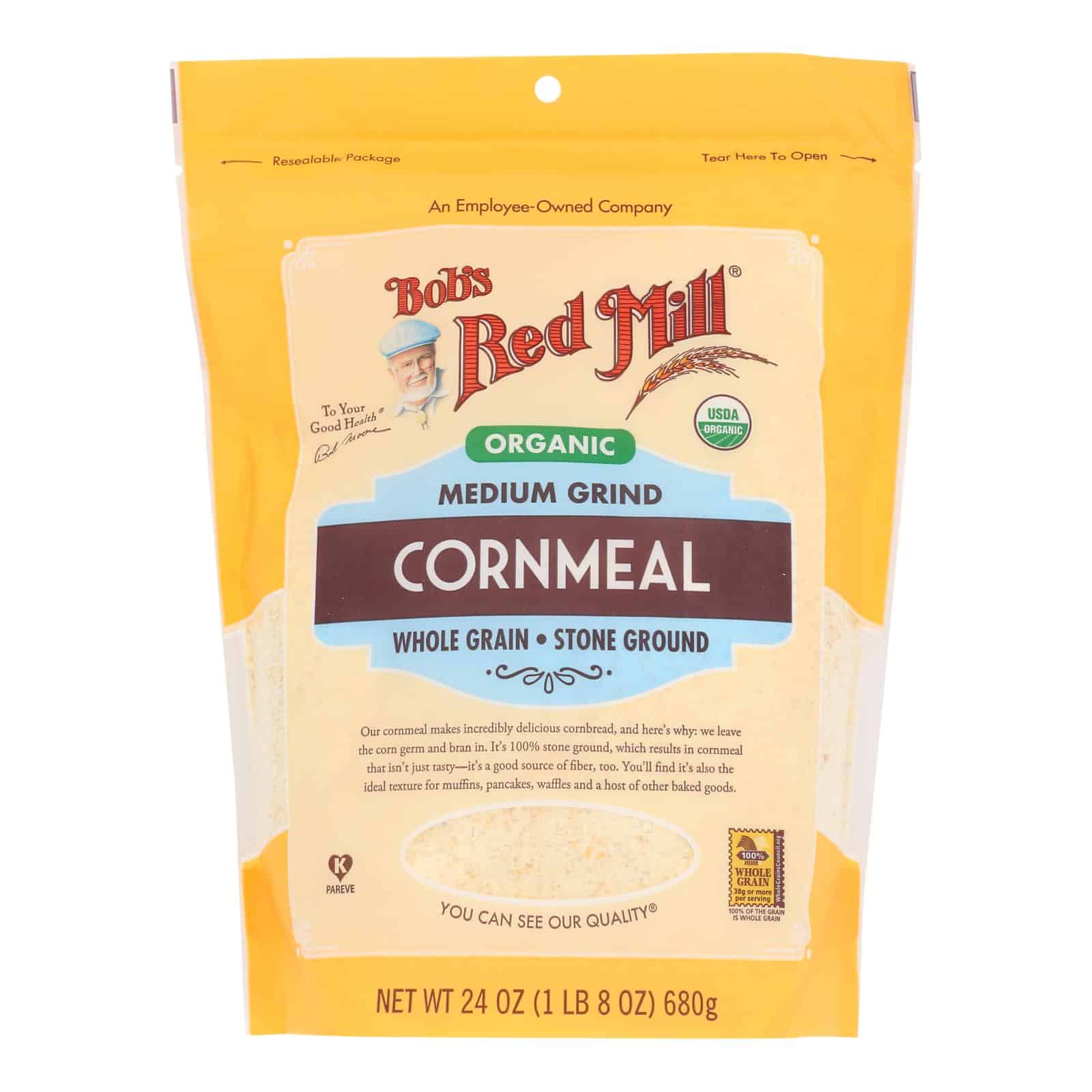 Bob's Red Mill - Cornmeal Medium - Case of 4 - 24 OZ - Image 2