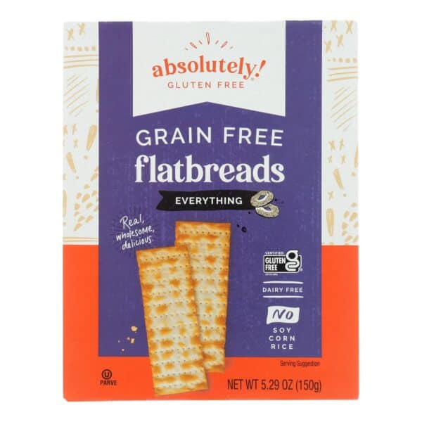 Absolutely Gluten Free - Flatbread - Original - Case of 12 - 5.29 oz. - Image 2
