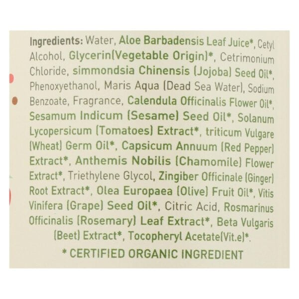 Ecolove Conditioner - Red Vegetables Conditioner For Normal To Oily Hair - Case of 1 - 17.6 fl oz. - Image 2