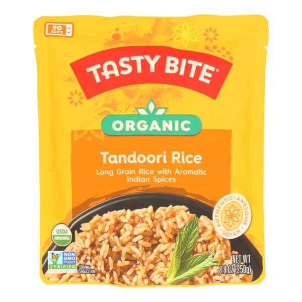 Tasty Bite Ready To Eat Tandoori Rice  - Case of 6 - 8.8 OZ - Image 2