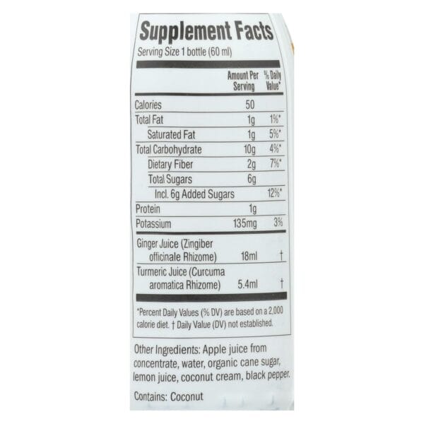 Ginger People - Ginger Shot Rescue Tumeric - Case of 12 - 2 FZ - Image 2