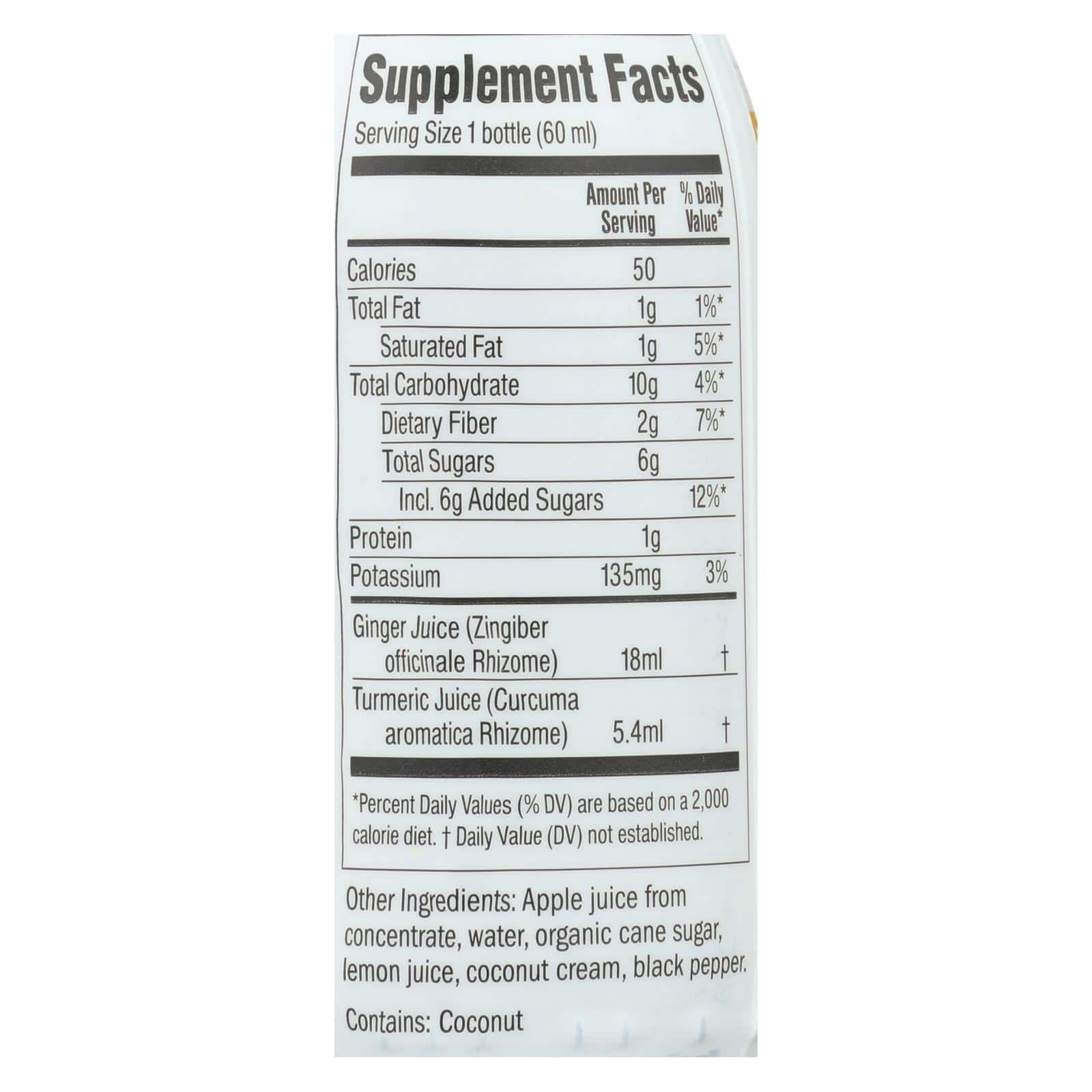 Ginger People - Ginger Shot Rescue Tumeric - Case of 12 - 2 FZ - Image 2
