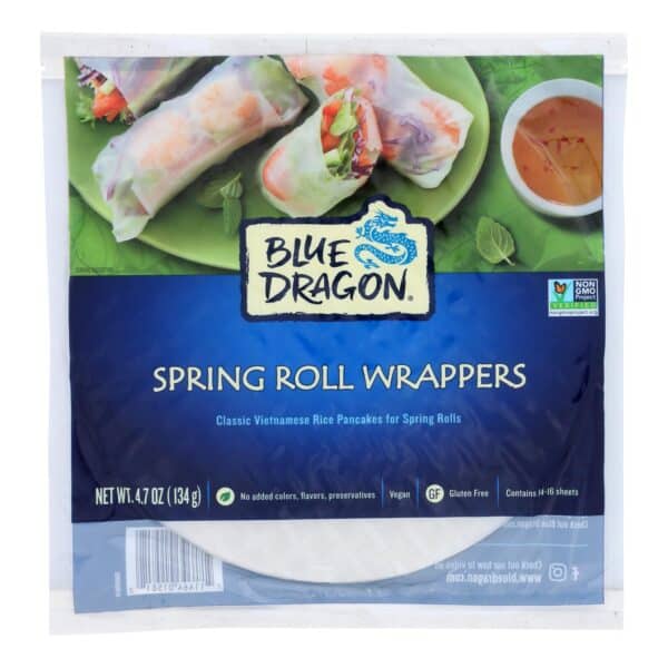 Blue Dragon - Wrappers - Spring Roll - Case of 12 - 4.7 oz - Image 2