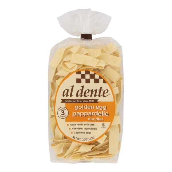 Al Dente - Pappardelle - Golden Egg - Case of 6 - 12 oz.