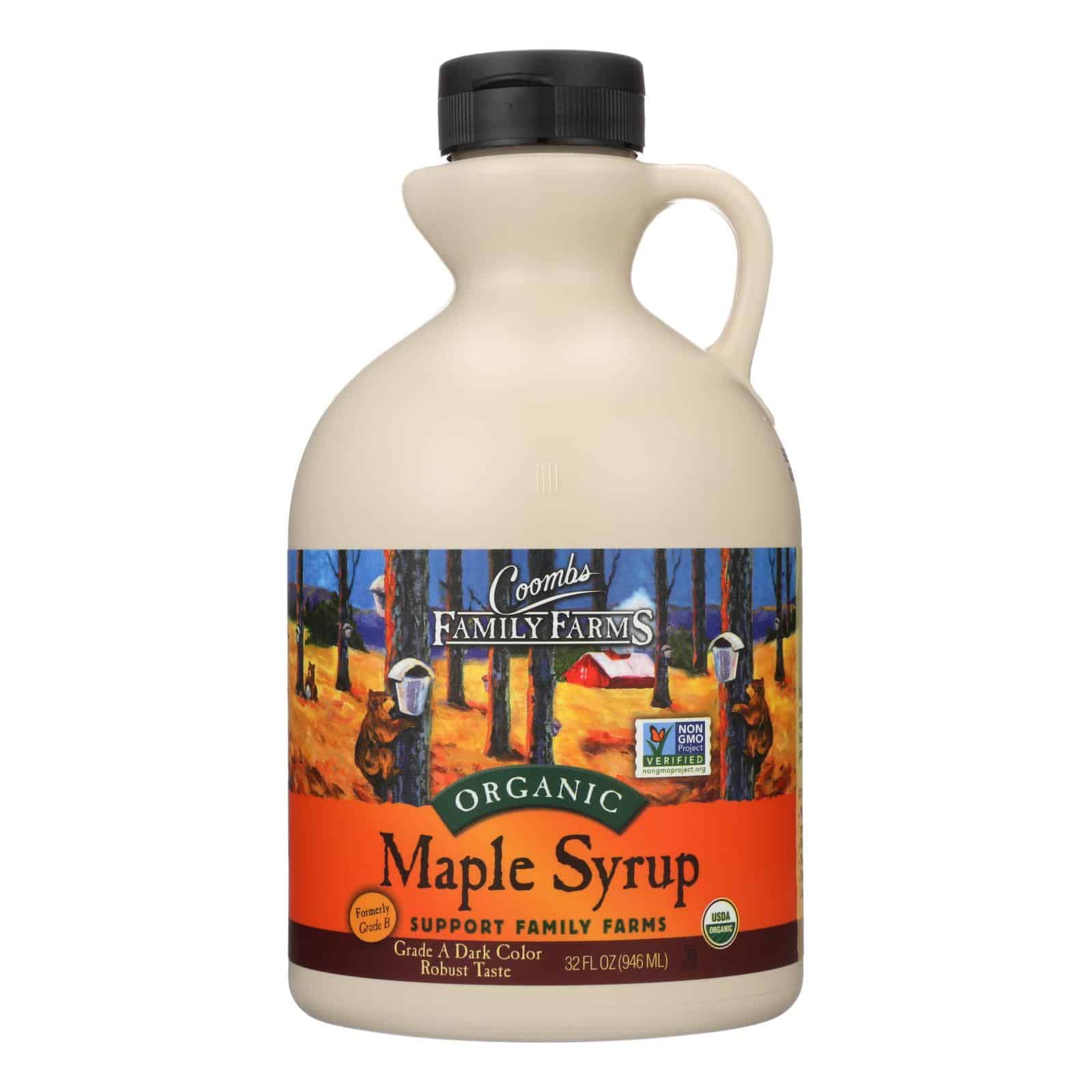 Coombs Family Farms Organic Maple Syrup - Case of 6 - 32 Fl oz. - Image 2