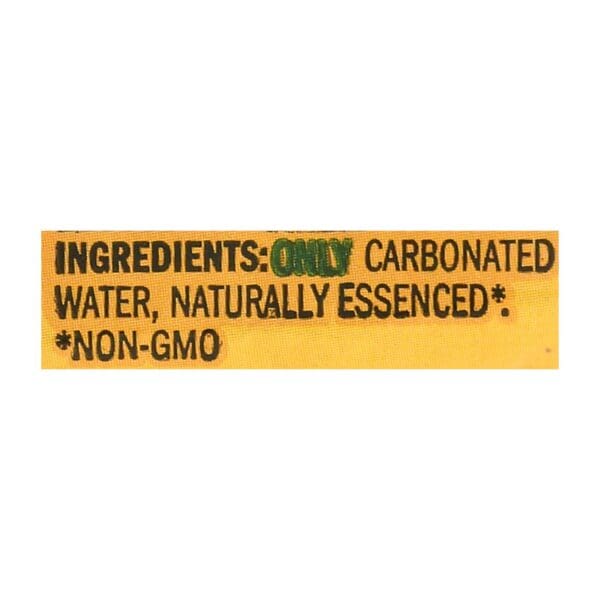Lacroix Sparkling Water - Tangerine - Case of 2 - 12/12 fl oz - Image 2