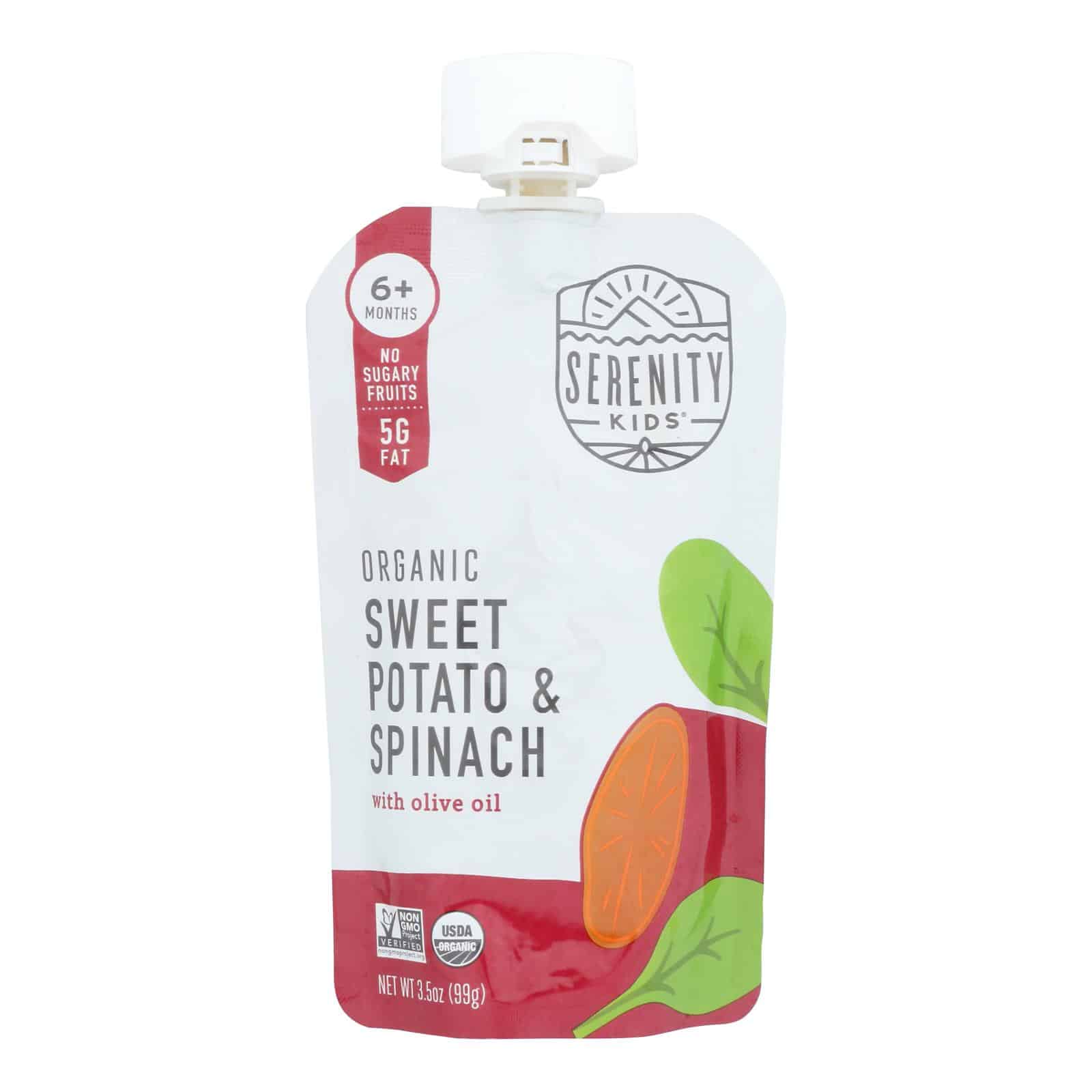 Serenity Kids Llc - Pouch Sweet Pot Spinach - Case of 6 - 3.5 OZ - Image 2