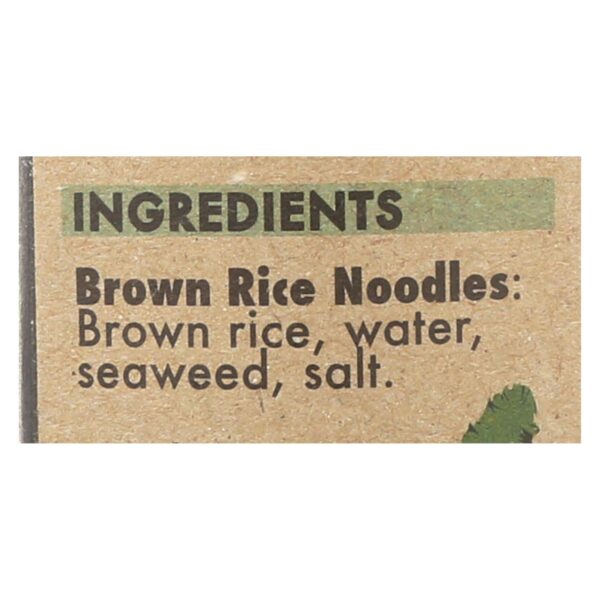 Star Anise Foods Noodles - Brown Rice - Vietnamese - with Seaweed - 8.6 oz - case of 6 - Image 3