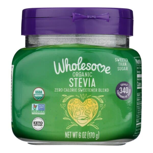 Wholesome! Organic Stevia Jar - Case of 6 - 6 oz - Image 3