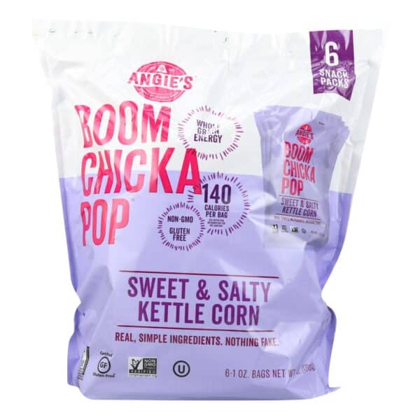 Angie's Kettle Corn  Sweet and Salty - Case of 4 - 6/1 Oz - Image 3