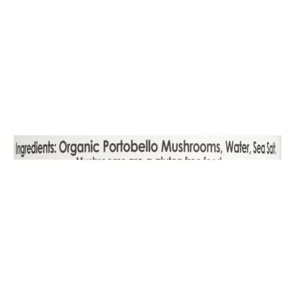 Native Forest Organic Sliced Portobello - Mushrooms - Case of 12 - 4 oz.