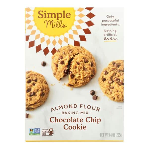 Simple Mills Almond Flour Chocolate Chip Cookie Mix - Case of 6 - 8.4 oz. - Image 3