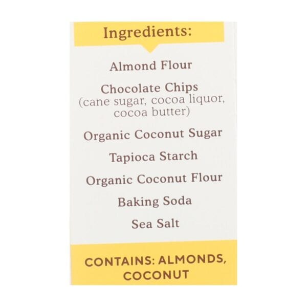 Simple Mills Almond Flour Chocolate Chip Cookie Mix - Case of 6 - 8.4 oz.