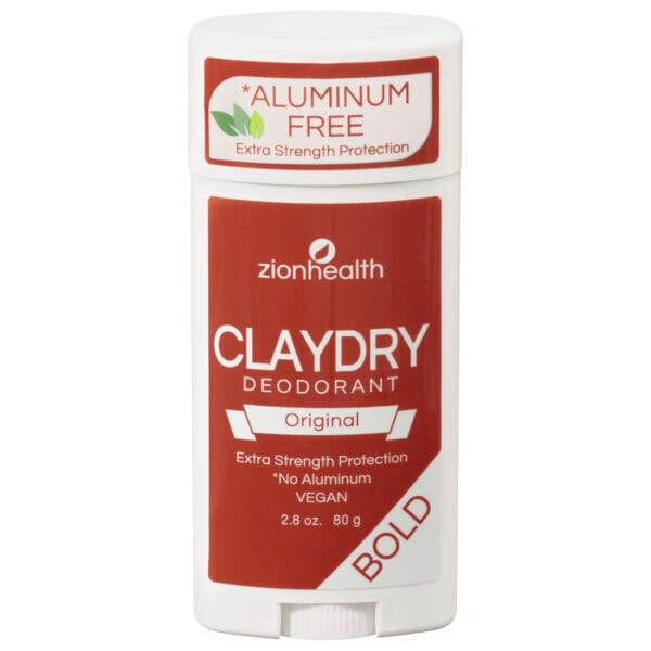 Zion Health Adama Minerals Clay Dry Deodorant Original - 2.5 oz