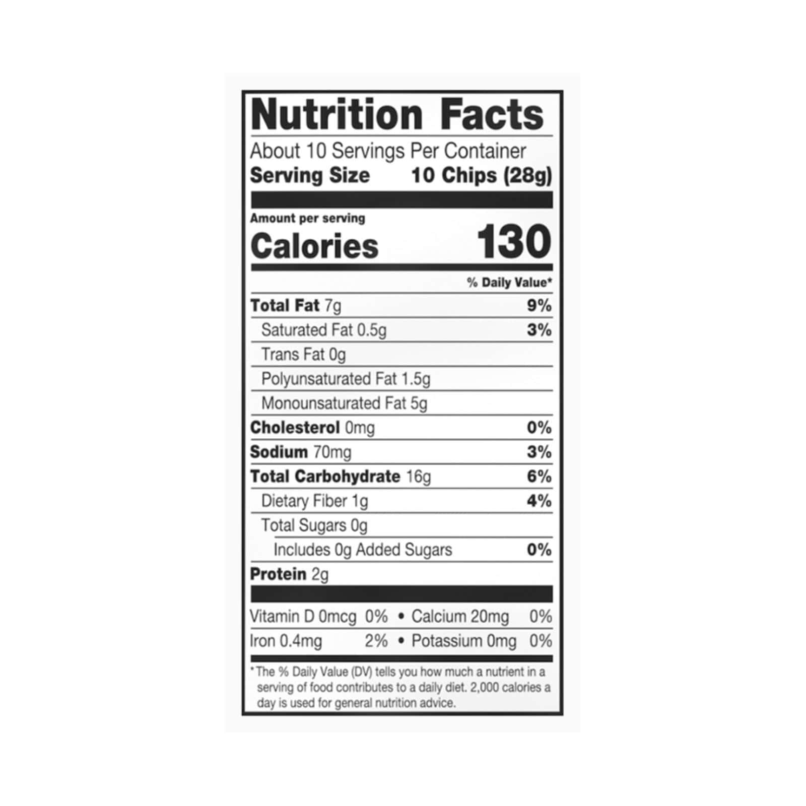 Late July Snacks - Tort Chip Blue Sea Salt - Case of 9-10.1 OZ - Image 3