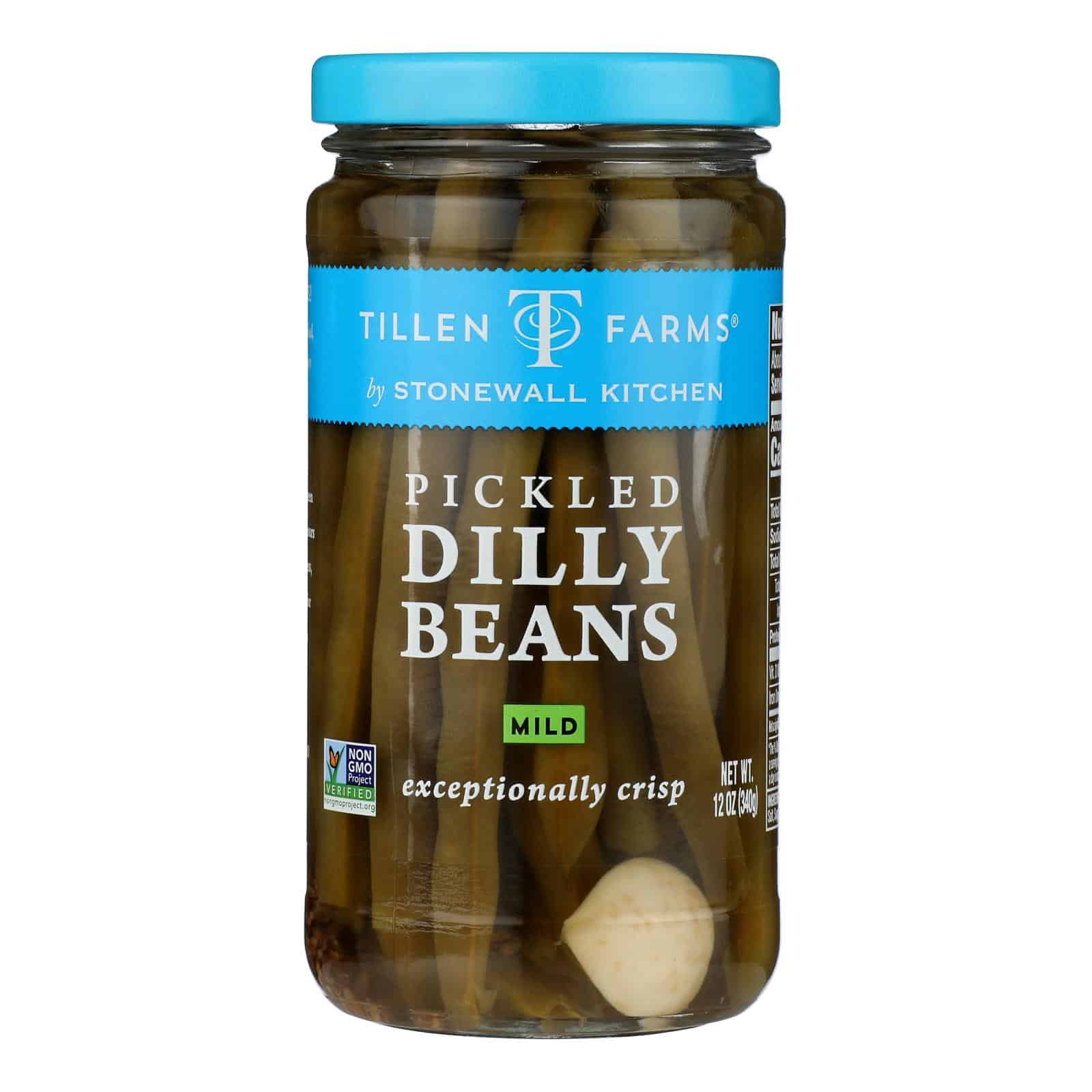 Tillen Farms Beans - Pickled - Crispy Dilly - 12 oz - case of 6