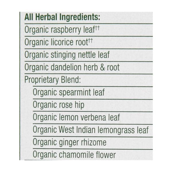 Traditional Medicinals Female Toner Herbal Tea - 16 Tea Bags - Case of 6