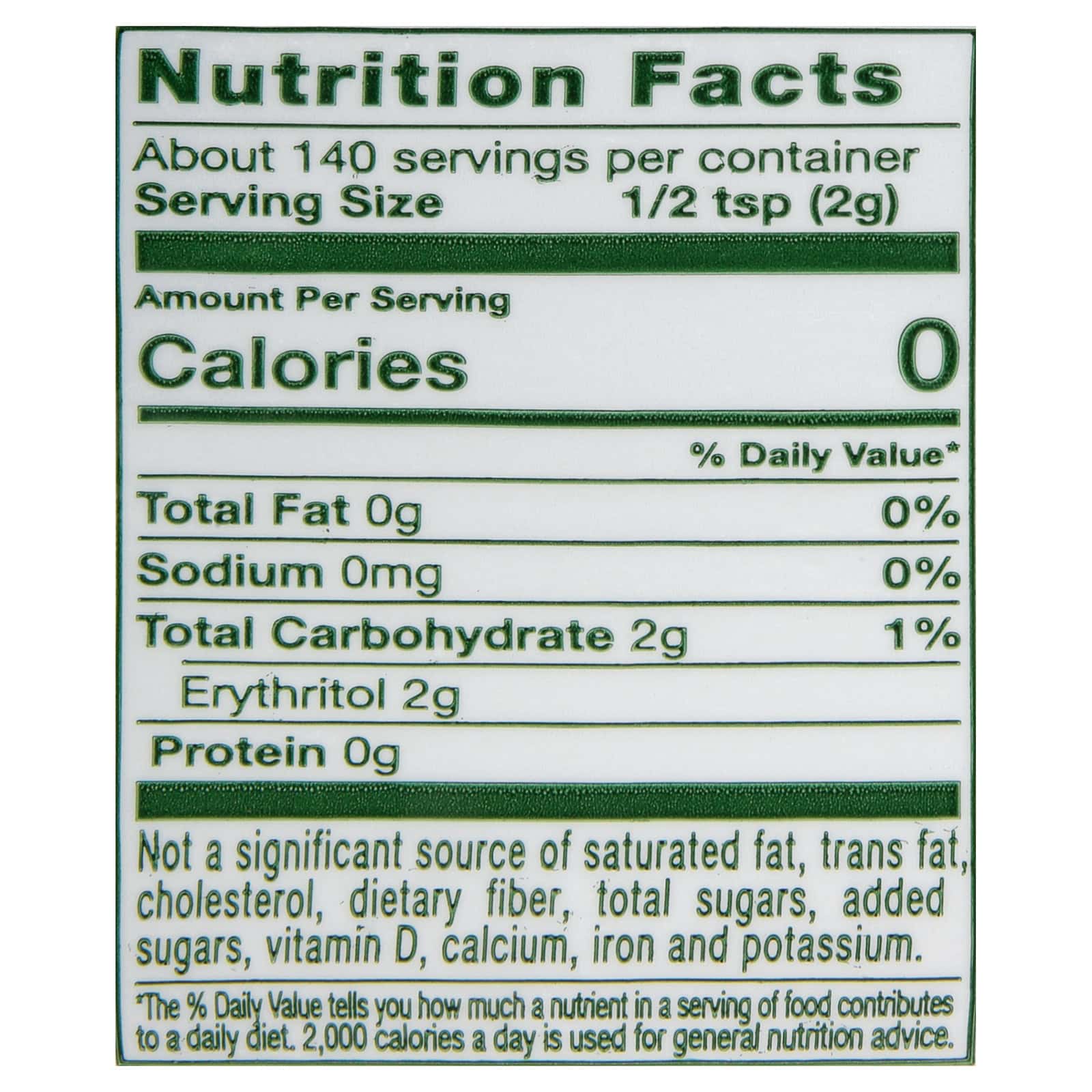 Whole Earth Sweetener Co - Sweetener Monkfrt Stevia - Case of 8-9.8 OZ