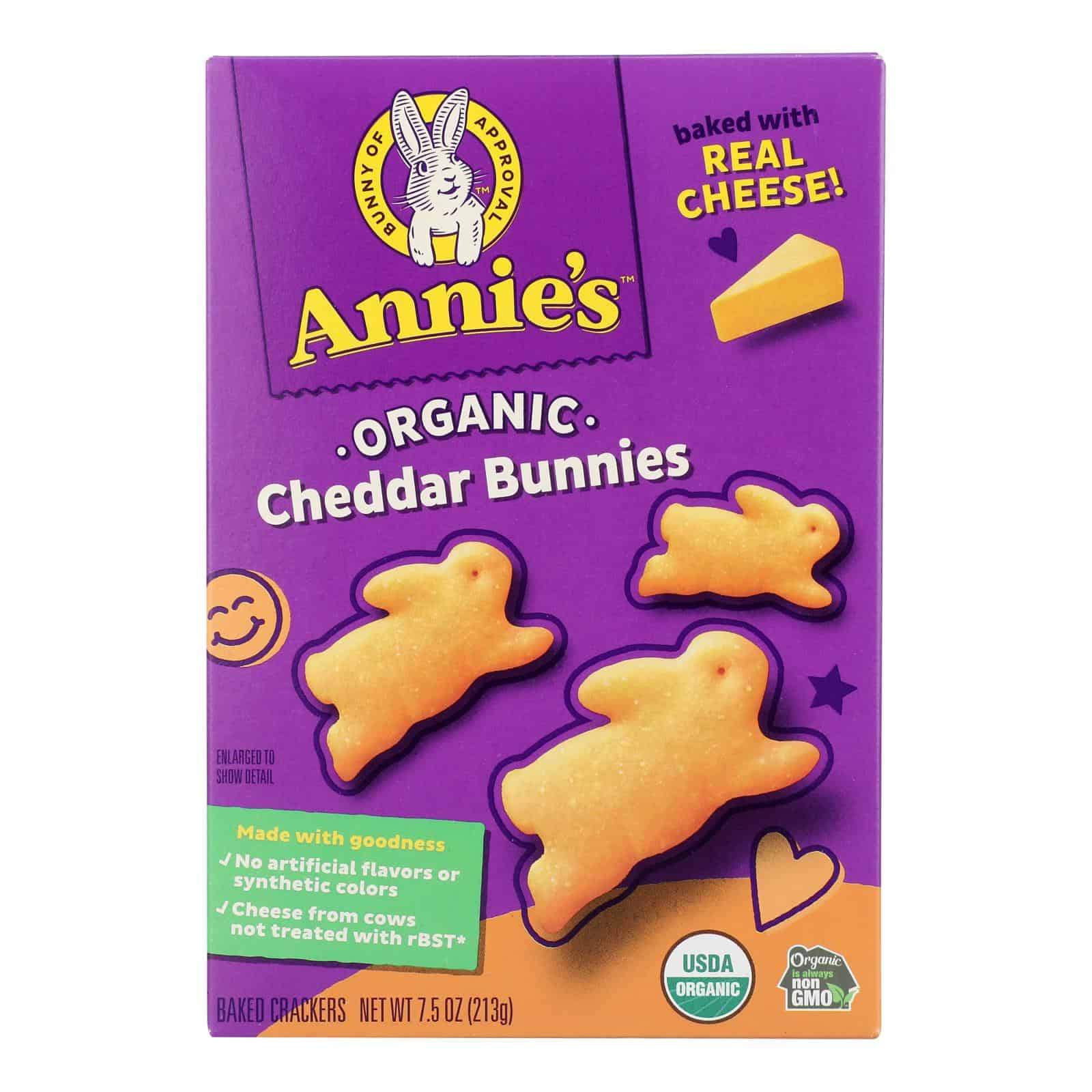 Annie's Homegrown - Snack Crackr  Ched Bun - Case of 12-7.5 oz. - Image 2