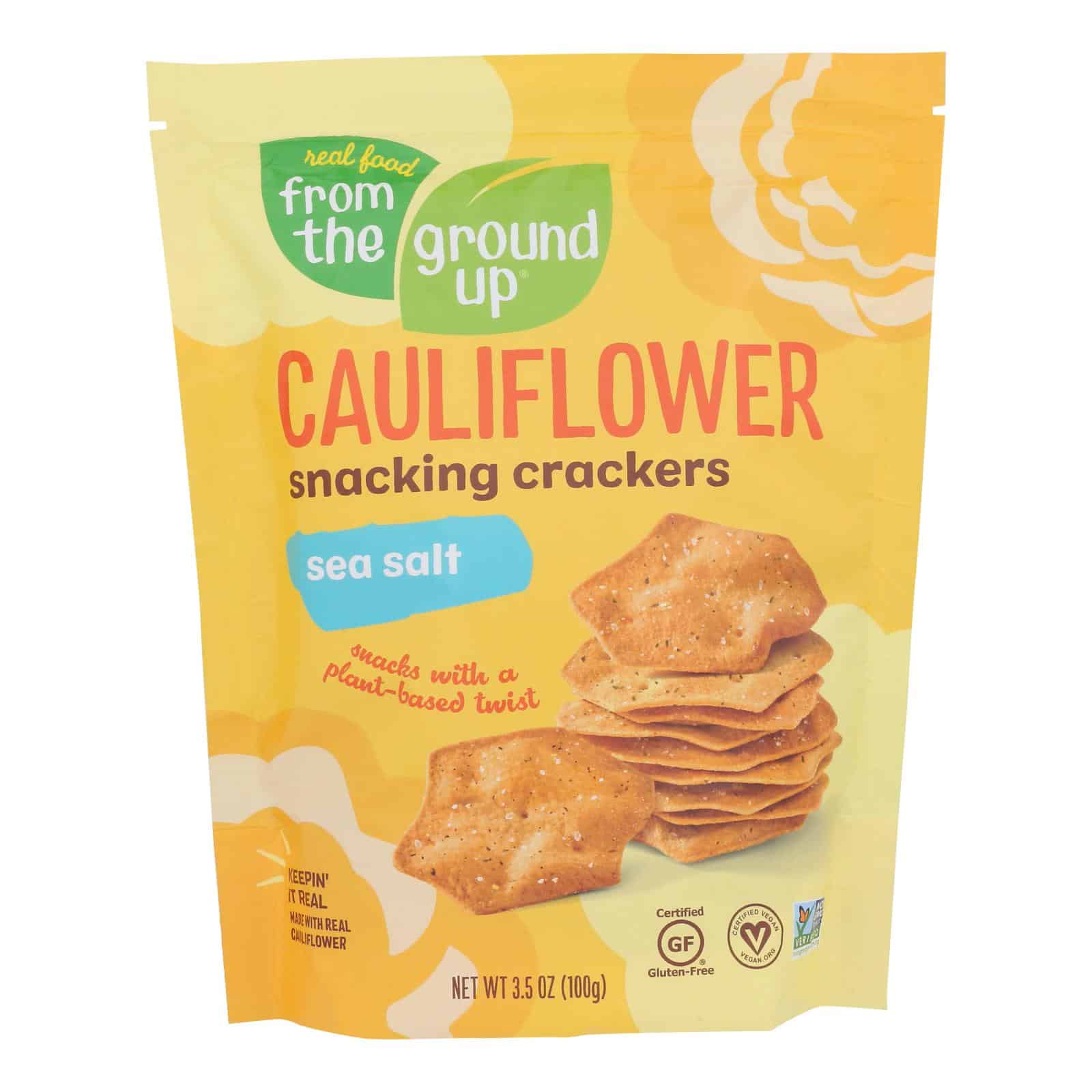 From the Ground Up Sea Salt Snacking Crackers - Case of 6 - 3.5 OZ - Image 2