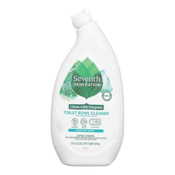 Seventh Generation - Cleaner Toilet Bowl Mint - Case of 4-24 Fluid Ounces - Image 2
