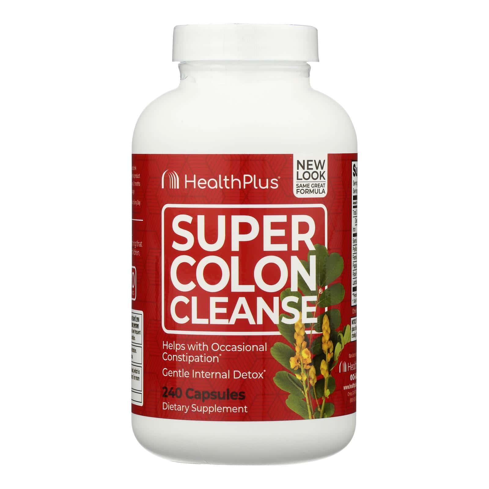 Health Plus - Super Colon Cleanse - 500 mg - 240 Capsules - Image 3