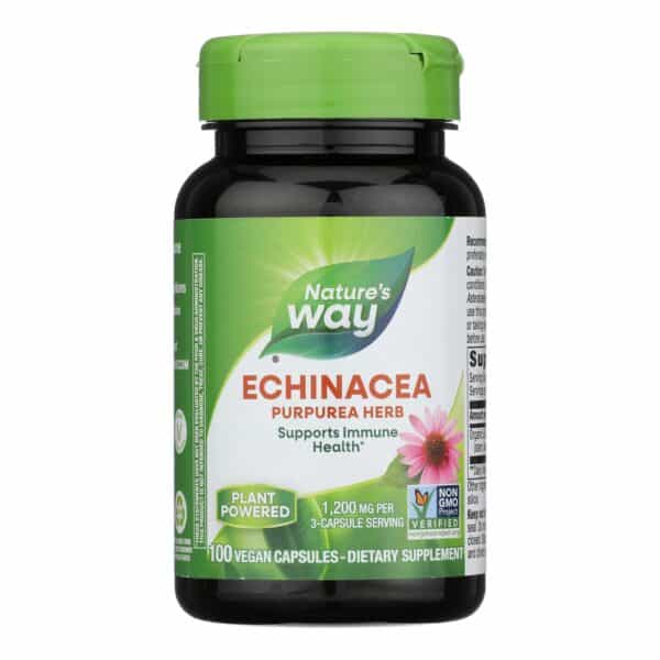 Nature's Way - Echinacea Purpurea Herb - 100 Capsules - Image 2