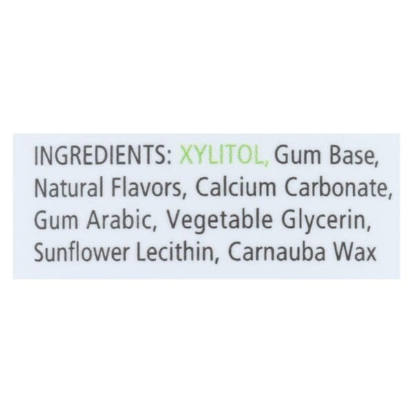 Spry Chewing Gum - Xylitol - Peppermint - 100 count - 1 each - Image 2