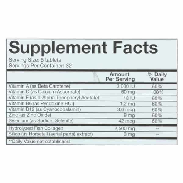 Youtheory Marine Collagen - Type 1 and 3 - Advanced Formula - 160 Tablets - Image 3